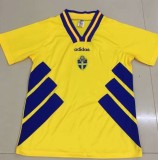 1994/1996 Sweden Home Retro Soccer Jersey