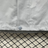 25/26 DESCENTE Grey Thickened Assault  Hooded Windbreaker #H003