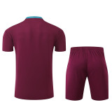 24/25  PSG  Maroon Training Short Suit