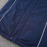 24/25 Germany Royal Blue Hooded Cotton Coat 连帽棉衣