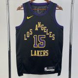 23/24 LAKERS REAVES #15 Black City Edition Top Quality Hot Pressing NBA Jersey