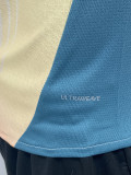 24/25 Man City Yellow Blue Special Edition Version Soccer Jersey