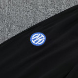 24/25 INT Black Hooded  Tracksuit