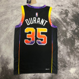 22/23 SUNS DURANT #35 Black Top Quality Hot Pressing NBA Jersey(Trapeze Edition)