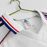 1998 France Away Retro Soccer Jersey(右胸无带字）