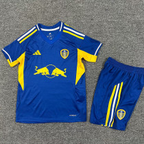 25/26  Leeds United Away Kids Soccer Jersey