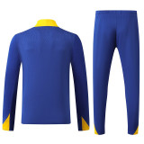24/25 INT Blue  Player version Half Pull Tracksuit  (球员版、半拉链、)