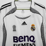 2006/2007 RMA Home Long Sleeve Retro Soccer Jersey (长袖)