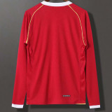 2006/2007 Man Utd Home long sleeve Retro soccer jersey (长袖)