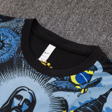 24/25  Brazil Black Christ statue top and shorts suit