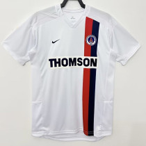 2002/2003 PSG Paris Away White Retro Soccer Jersey
