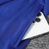 24/25 BAR  Blue Player version Half Pull Tracksuit  (球员版、半拉链)