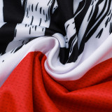 24/25 ARS Red & Blue Jigsaw puzzle Kids Half Pull Tracksuit  (童装、半拉链)