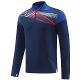 24/25 JO Sapphire Blue Half Zipper Sportswear # 810宝蓝(半拉链)