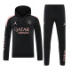 24/25 PSG Black Hooded  Tracksuit