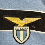 1998/1999 Lazio Home Long Sleeve Retro Soccer Jersey