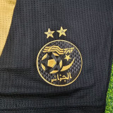 24/25  Algeria Black Kids Player Version Soccer Jersey A34