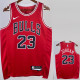 22/23 BULLS JORDAN #23 Red Top Quality Hot Pressing NBA Jersey