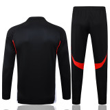 25/26 Bayern Black Half Pull Tracksuit #B2553 (半拉链)