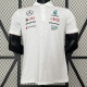 2024 F1 Formula One Mercedes Polo White Racing Suit(有领)
