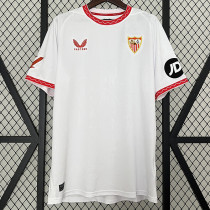 24/25 Sevilla Home Fans Soccer Jersey