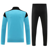 24/25 JO Lake Blue Half Zipper Sportswear # 810  湖蓝(半拉链)