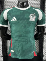 25/26 Mexico Facial image Edition Green Player Version Soccer Jersey