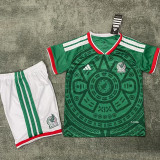 25/26 Mexico Home Kids Soccer Jersey