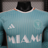 24/25 Inter Miami Third  Player Version  Long Sleeve  Soccer Jersey(长袖)