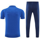 25/26 ATM Blue polo shirts pants suit