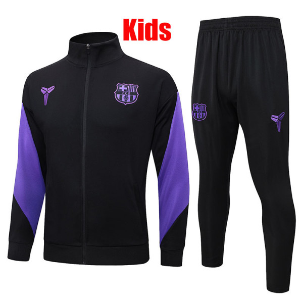 2526  BAR Black  Kids Jacket Tracksuit #E25122童装