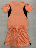 24/25 Man City Orange Goalkeeper Kids Soccer Jersey
