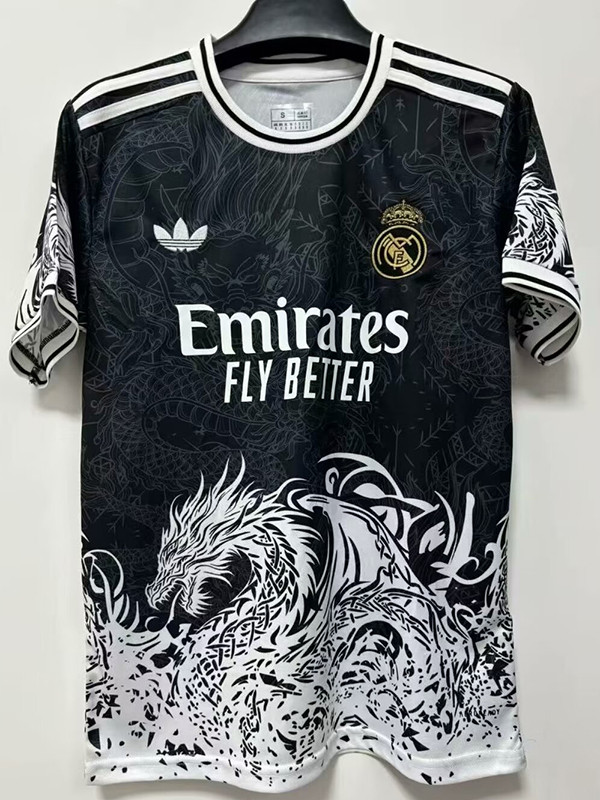 25/26 RMA White Dragon Round Neck Training Shirts