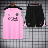 24/25 PSG Pink Tank top and shorts suit