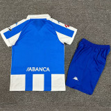 24/25 La Coruna Home Kids Soccer Jersey