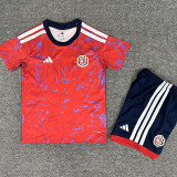 25/26 Costa Rica Home Kids Soccer Jersey
