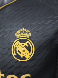 24/25 RMA Black Golden Dragon Player Version Soccer Jersey