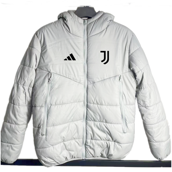 24/25 JUV Grey Hooded Cotton Coat 连帽棉衣