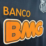 2012/2013 Santos FC Black Retro Soccer Jersey
