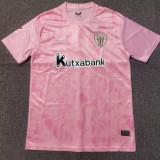 25/26  Bilbao Goalkeeper Pink Fans Soccer Jersey
