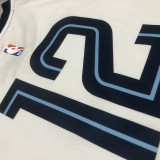 22/23 GRIZZLIES MORANT #12 White Edition Top Quality Hot Pressing NBA Jersey