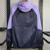 24/25 Portugal Purple Hooded Windbreaker