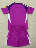 25/26 Newcastle Goalkeeper Purple  Kids   Soccer Jersey