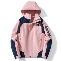 25/26 New THE NORTH FACE Pink Hooded Waterproof assault suit
