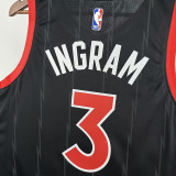 25/26 Raptors INGRAM # 3 Black Flying Man Limited EditionTop Quality Hot Pressing NBA Jersey