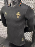 26/27 Portugal Commemorative Edition Black Long Sleeve Player Version Soccer Jersey