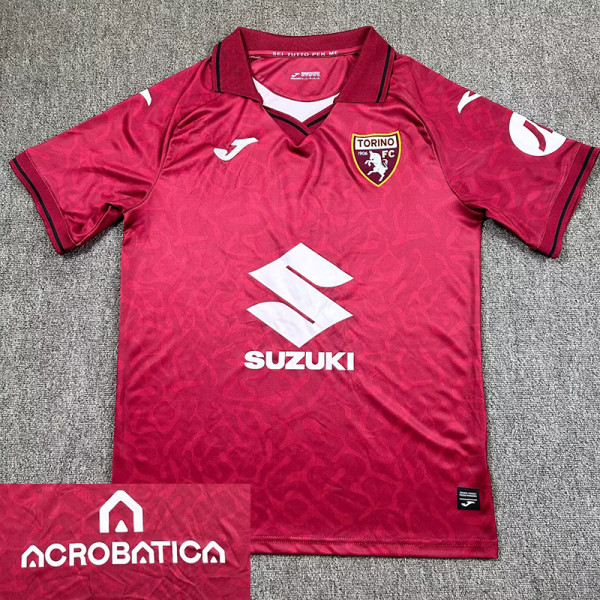 25/26 Torino Home Fans Soccer Jersey