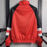 24/25 RMA Red &Black Half Pull  Windbreaker(黑袖）