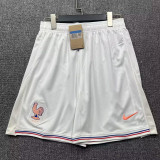 26/27 France White Shorts Pants