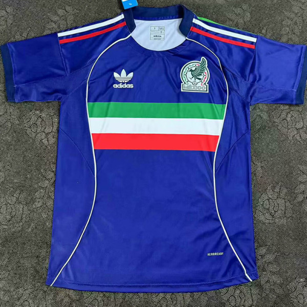 25/26 Mexico Special Edition Blue Fans Soccer Jersey